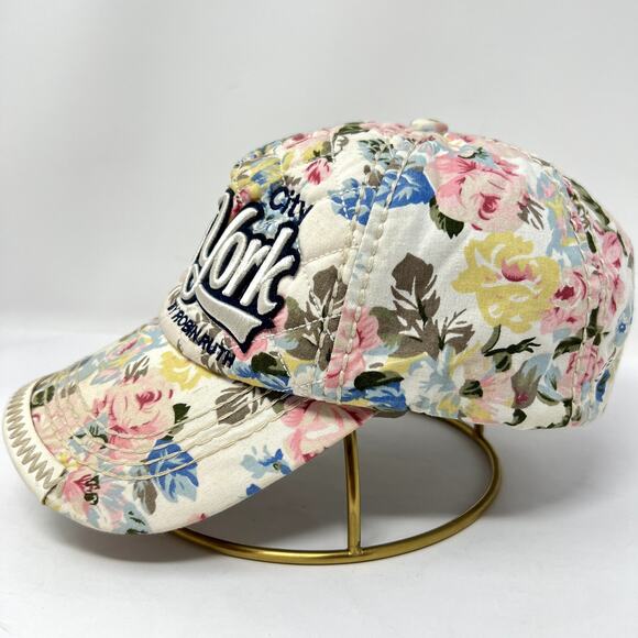 Robin Ruth Women One Size Multicolour 100% Cotton New York Snapback Cap Hat - Picture 7 of 11